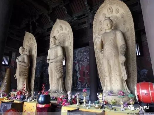云冈石窟山堂水殿灵岩寺的楹联