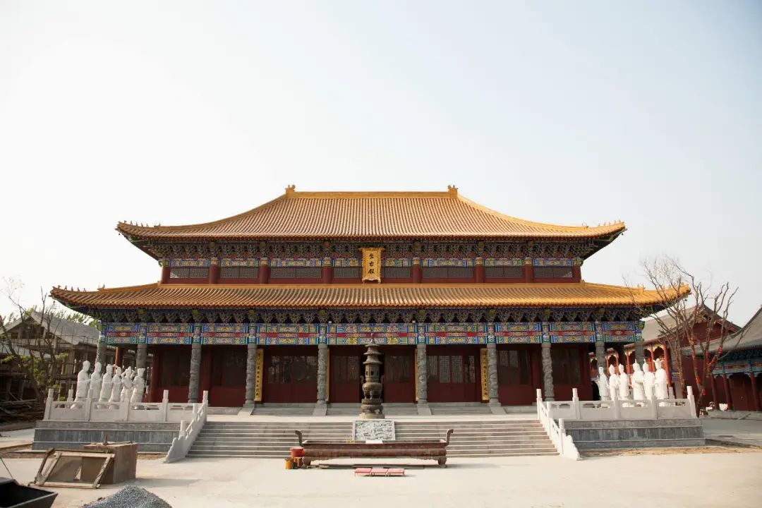 待谁重擎巨斧顿辟新天丨对联题青县盘古庙